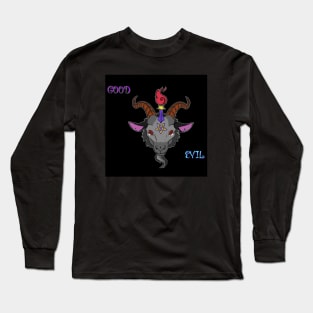 Baphomet good and evil Long Sleeve T-Shirt